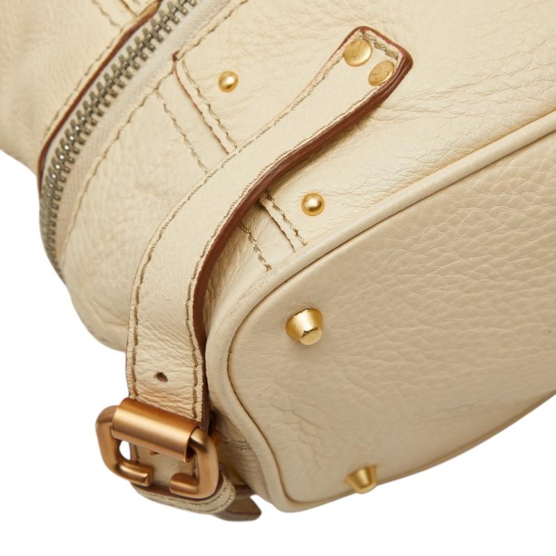 Chloe（クロエ） パディントン トートバッグ ハンドバッグ ホワイト