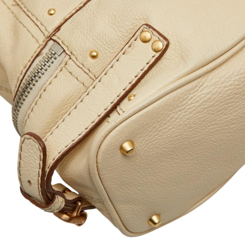 Chloe（クロエ） パディントン トートバッグ ハンドバッグ ホワイト