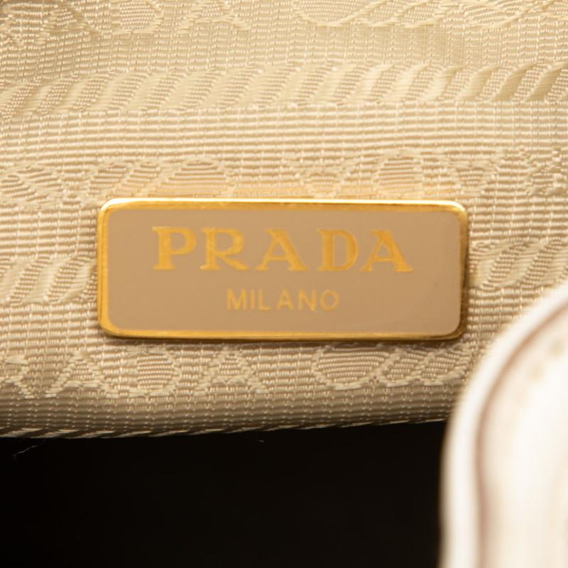 PRADA（プラダ） ロゴジャガード ハンドバッグ ショルダー 2WAY 巾着型