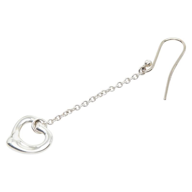 【希少・美品】ティファニー　オープンハート　ドロップ　ピアス　片耳　シルバー TIFFANY&Co.（ティファニー） オープンハート フックピアス ドロップ