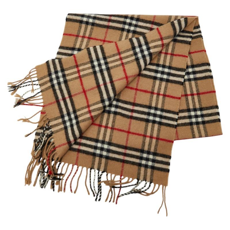 BURBERRY バーバリー ノバチェック ウールマフラー 未使用品 BURBERRY（バーバリー） ノバチェック マフラー ブラウン マルチカラー