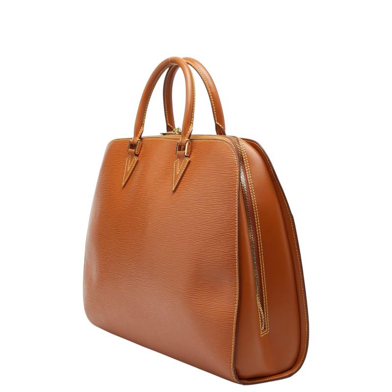 ルイ ヴィトン エピ ソルボンヌ ビジネスバッグ ハンドバッグ M54518 ジパングゴールド ブラウン レザー LOUIS VUITTON 【中古】