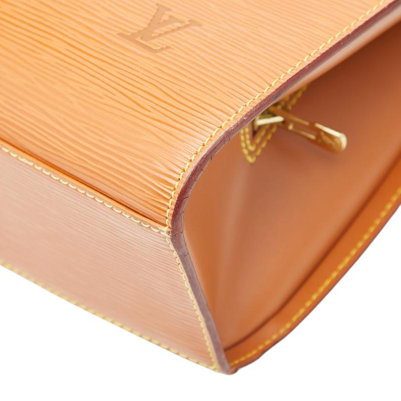 ルイ ヴィトン エピ ソルボンヌ ビジネスバッグ ハンドバッグ M54518 ジパングゴールド ブラウン レザー LOUIS VUITTON 【中古】