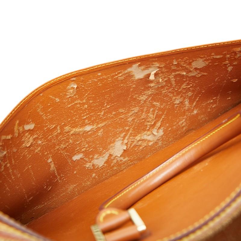 ルイ ヴィトン エピ ソルボンヌ ビジネスバッグ ハンドバッグ M54518 ジパングゴールド ブラウン レザー LOUIS VUITTON 【中古】
