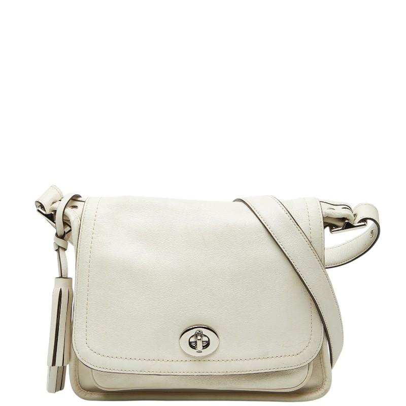 【クロ様】コーチ　coach 白　ショルダー　バッグ COACH（コーチ） 斜め掛け ショルダーバッグ クロスボディ 21194