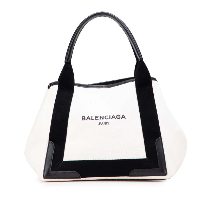 BALENCIAGA（バレンシアガ） ネイビー カバスS トートバッグ 339933 