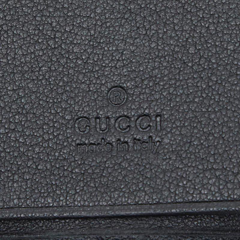 グッチ GGキャンバス キーケース 6連 212098 ブラック キャンバス レザー メンズ GUCCI 【中古】_7