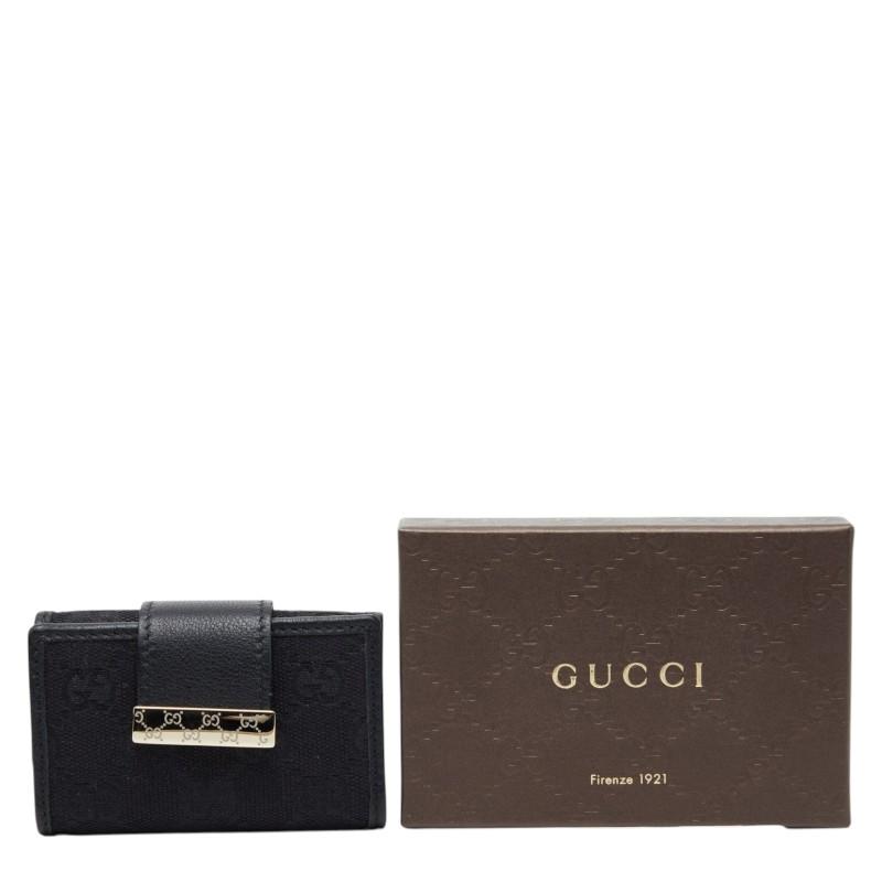 GUCCI（グッチ） GGキャンバス キーケース 6連 212098 ブラック