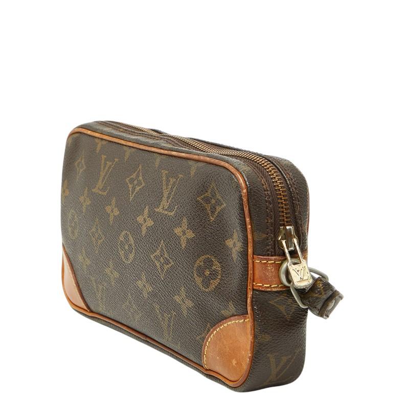 LOUIS VUITTON ルイヴィトン モノグラムキャンバス マルリードラゴンヌPM セカンドバッグ ハンドバック クラッチバッグ ブラウン 茶色 メンズ LOUIS VUITTON（ルイ・ヴィトン） ルイ ヴィトン モノグラム