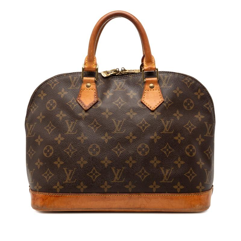 鑑定済み ルイヴィトン モノグラム アルマ PM ハンドバッグ M51130 LOUIS VUITTON（ルイ・ヴィトン） ルイ ヴィトン モノグラム アルマPM