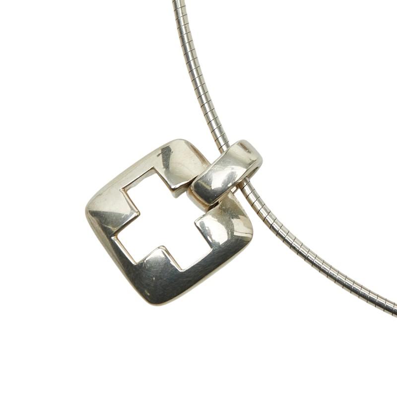 TIFFANY&Co.（ティファニー） ピアスドクロス ネックレス シルバー