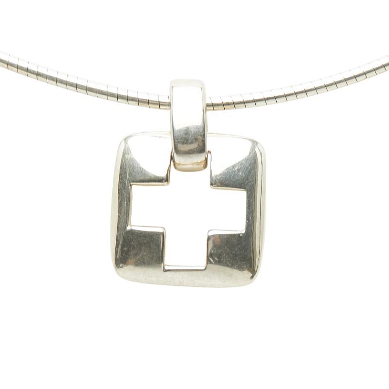 TIFFANY&Co.（ティファニー） ピアスドクロス ネックレス シルバー