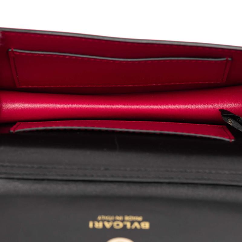 ブルガリ セルペンティ フォーエバー ポーチ 小物入れ ブラック マルチカラー レザー レディース BVLGARI 【中古】