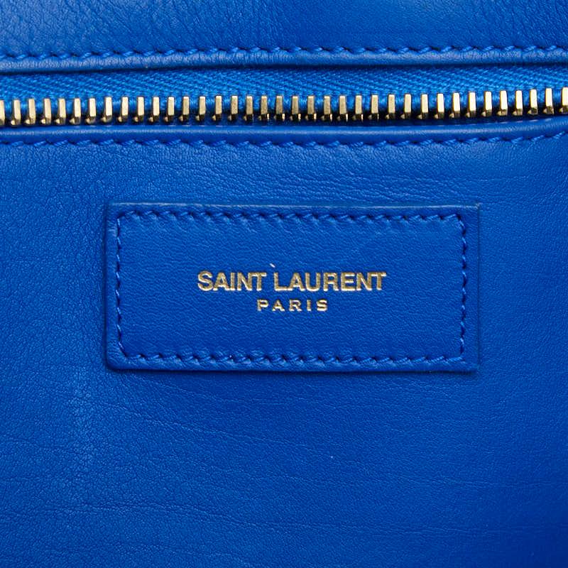 イヴサンローランYves Saint LaurentYライン プチカバスYライン プチカバス ブルー レザー 311210 PMR311210.1113 ASUS（エイスース） サンローラン Yライン プチカバス ハンドバッグ