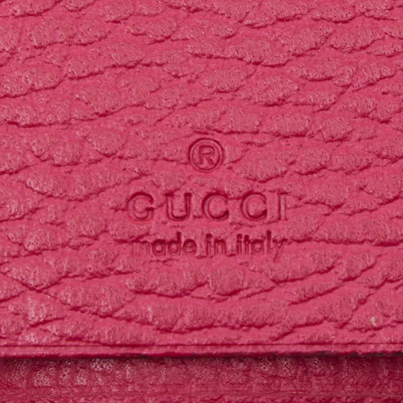 GUCCI（グッチ） キーケース 6連 354499 ピンク レザー レディース