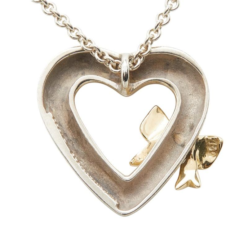 TIFFANY&Co.（ティファニー） ハートリボン ネックレス SV925 シルバー