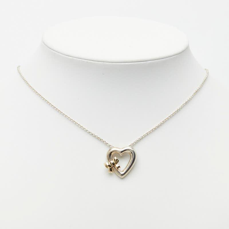 TIFFANY&Co.（ティファニー） ハートリボン ネックレス SV925 シルバー