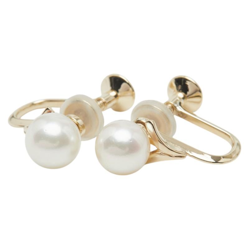 MIKIMOTO（ミキモト） 真珠 K14YG イエローゴールド アコヤパール6.5 