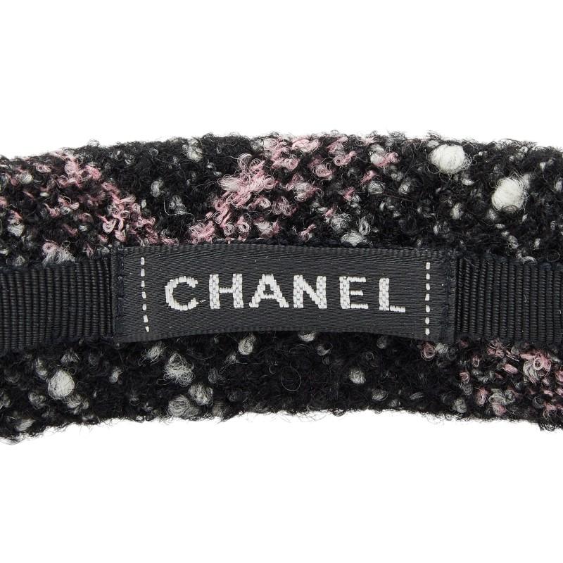 CHANEL ツイード カチューシャ ココマーク CHANEL（シャネル） ココマーク カチューシャ ヘアアクセサリー
