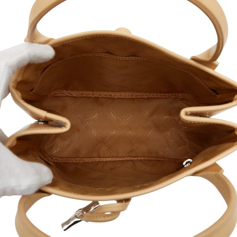 LONGCHAMP（ロンシャン） ロゾ ハンドバッグ ベージュ レザー 