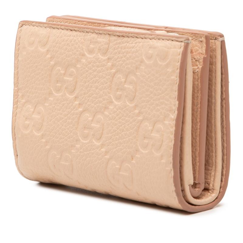 GUCCI（グッチ） GGエンブレム 二つ折り財布 ミディアムウォレット 