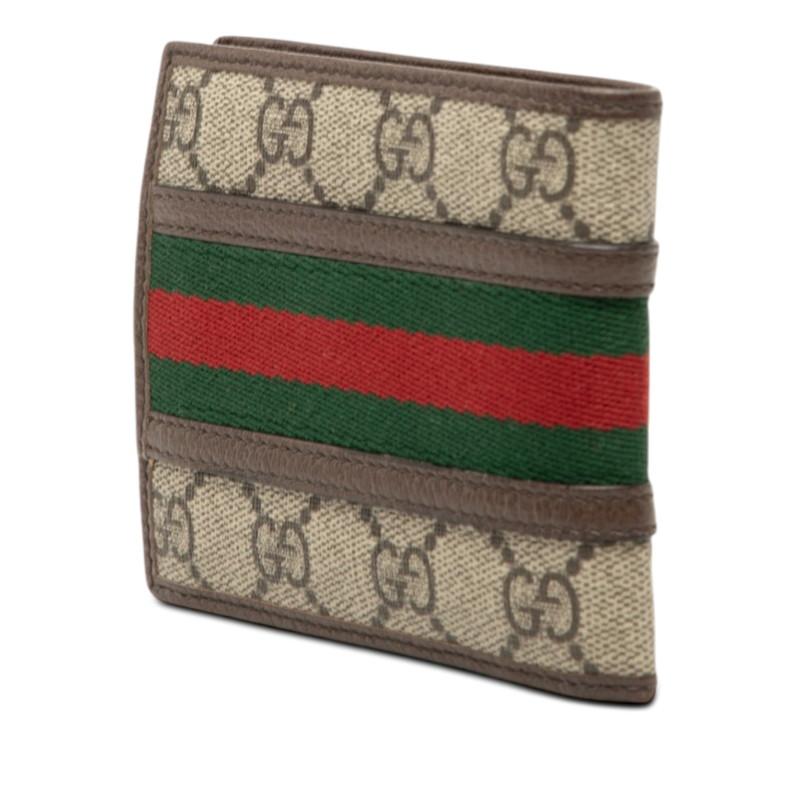 GUCCI（グッチ） オフィディア GGスプリーム 二つ折り財布 コンパクト