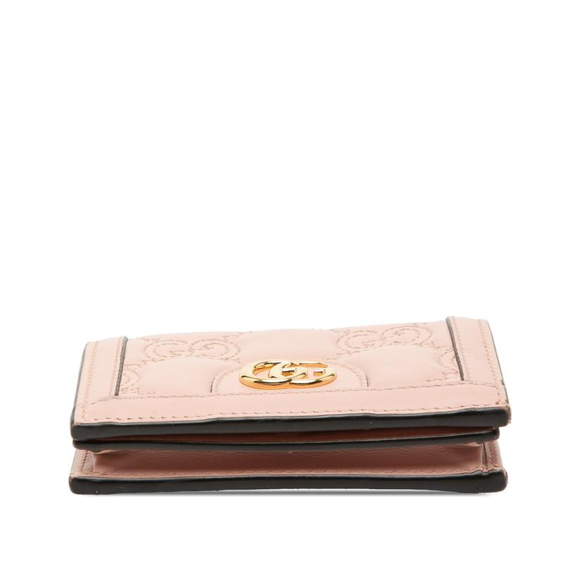 GUCCI（グッチ） GGマトラッセ GGロゴ キルティング 二つ折り財布