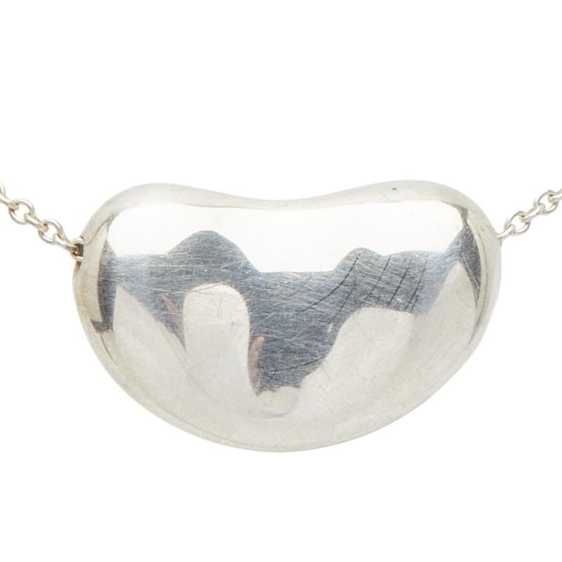 【極美品】TIFFANY ティファニー ネックレス 1cmビーンズ SV925 TIFFANY&Co.（ティファニー） ビーン ネックレス SV925 シルバー