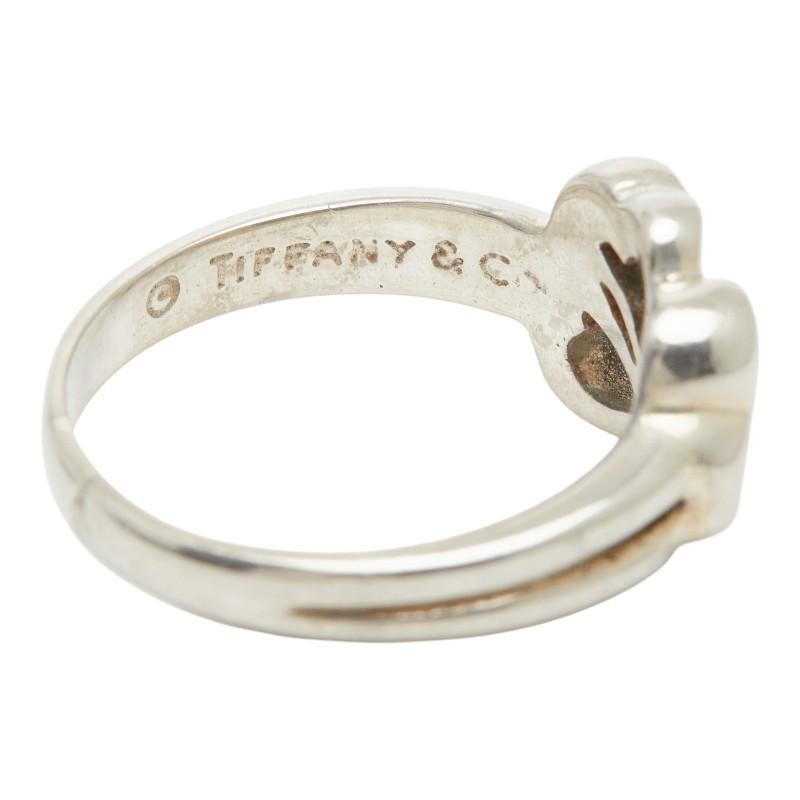 TIFFANY&Co.（ティファニー） トリプルハート リング 指輪 シルバー