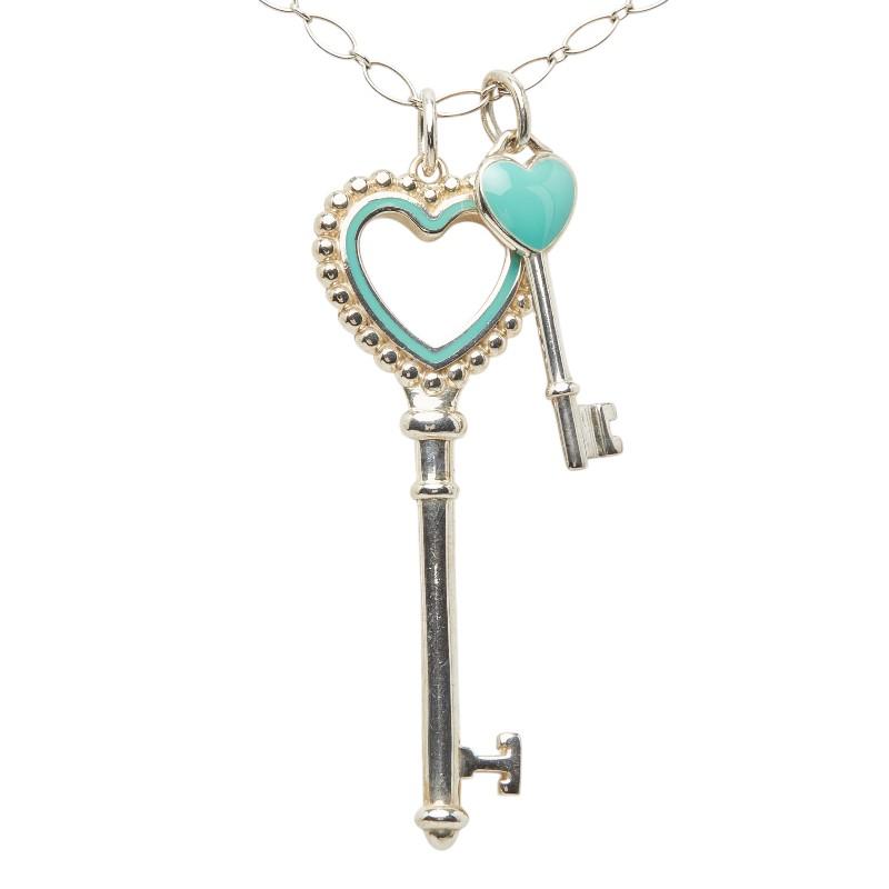 TIFFANY&Co.（ティファニー） ハートキー モチーフ ロングネックレス