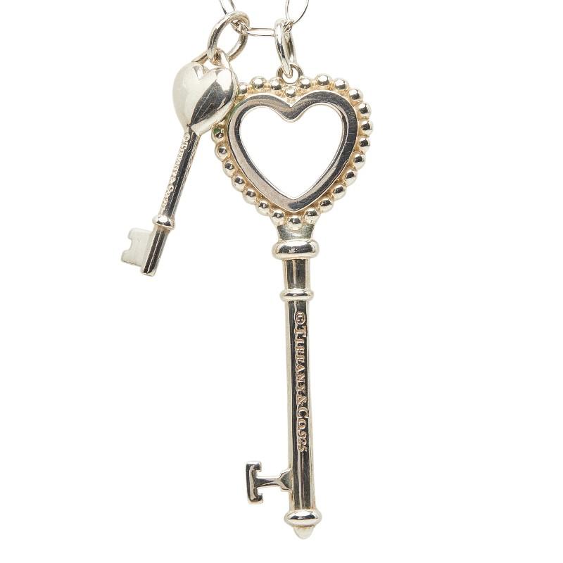 TIFFANY&Co.（ティファニー） ハートキー モチーフ ロングネックレス