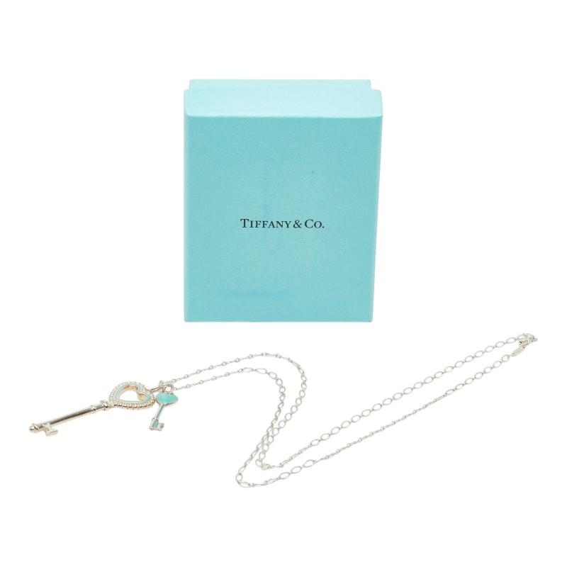 TIFFANY&Co.（ティファニー） ハートキー モチーフ ロングネックレス