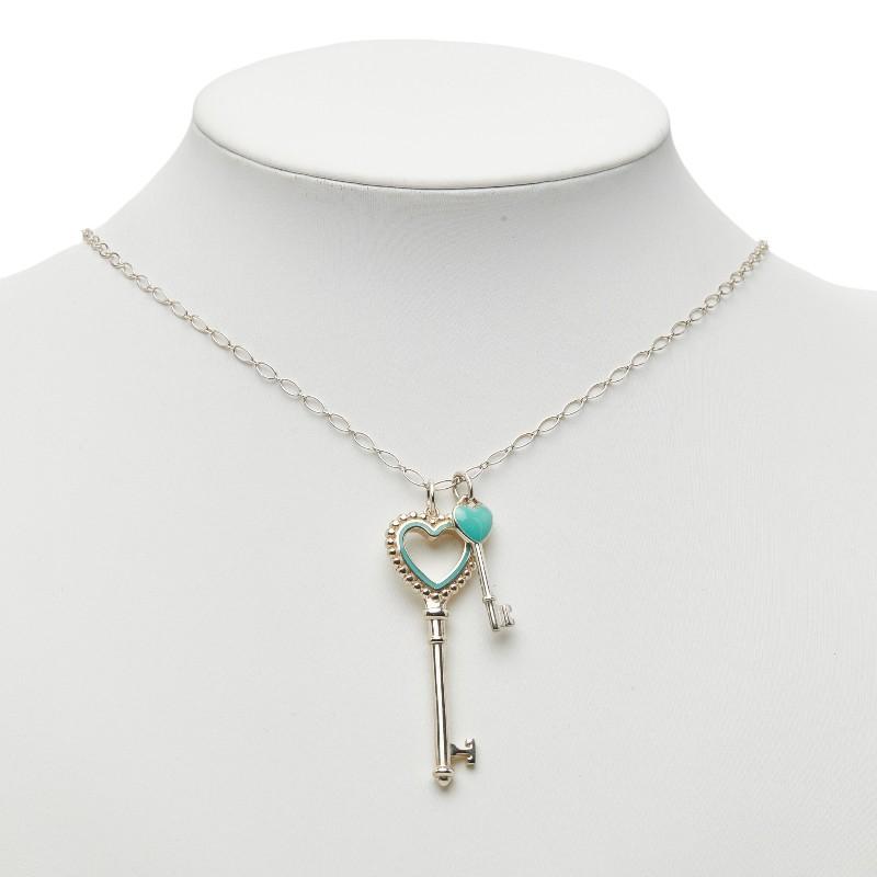 TIFFANY&Co.（ティファニー） ハートキー モチーフ ロングネックレス