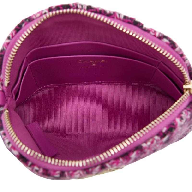 ノベルティ CHANEL メタリックパープルショルダーバッグ CHANEL（シャネル） ココマーク ノベルティ チェーン ミニショルダー