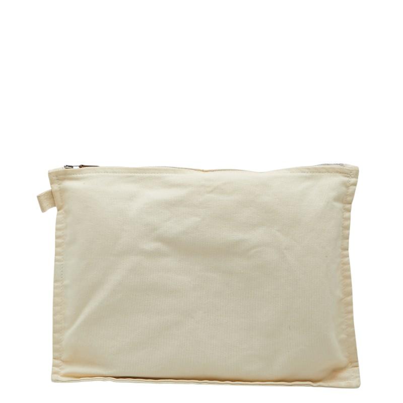 HERMES（エルメス） ボラボラ ポーチ2点セット アイボリー コットン
