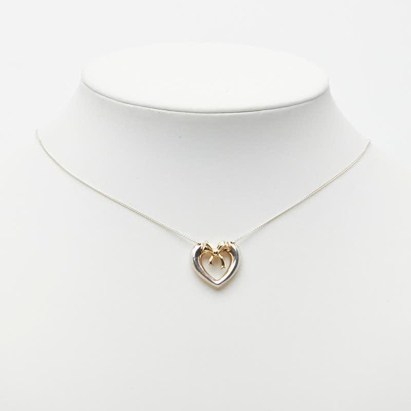 TIFFANY&Co.（ティファニー） ハートリボン ネックレス SV925 シルバー