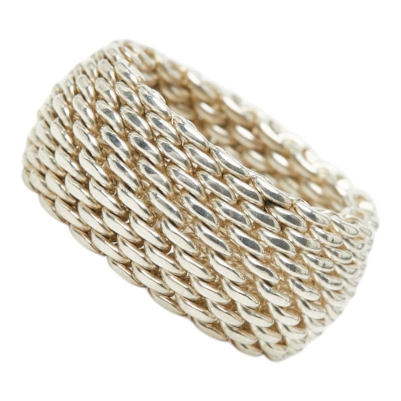 TIFFANY&Co.（ティファニー） サマセット メッシュ リング 指輪 SV925