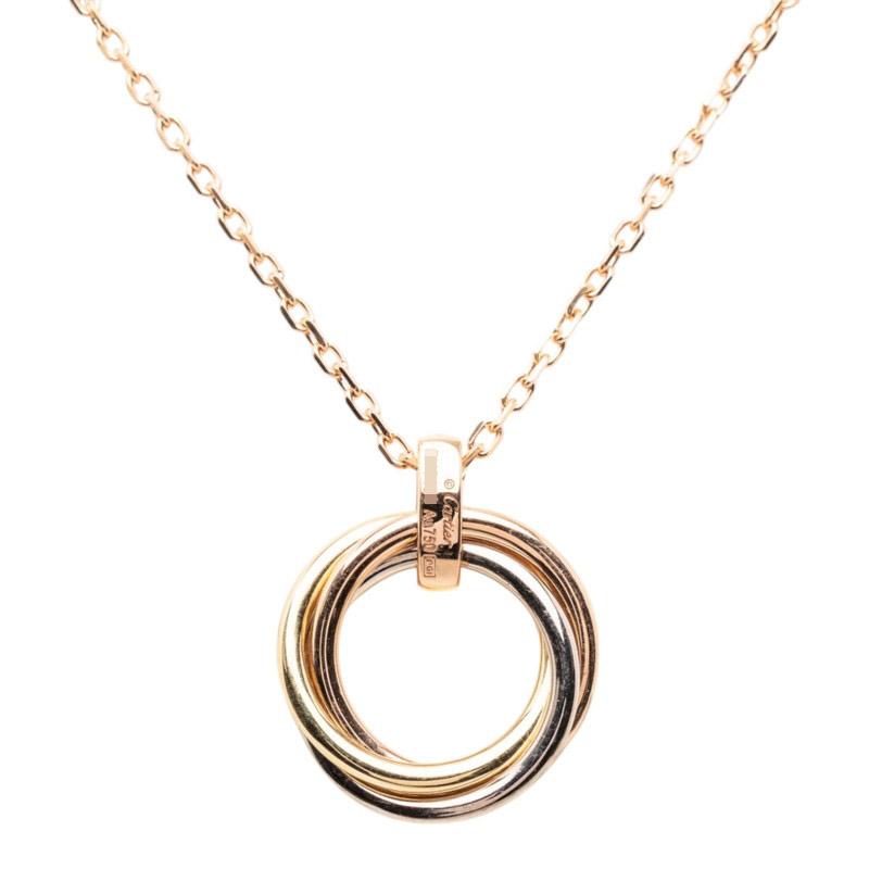 Cartier（カルティエ） トリニティ 5Pダイヤ ペンダント ネックレス