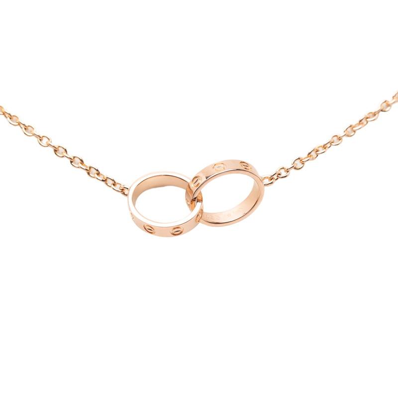 Cartier（カルティエ） ベビーラブ ペンダント ネックレス K18PG 
