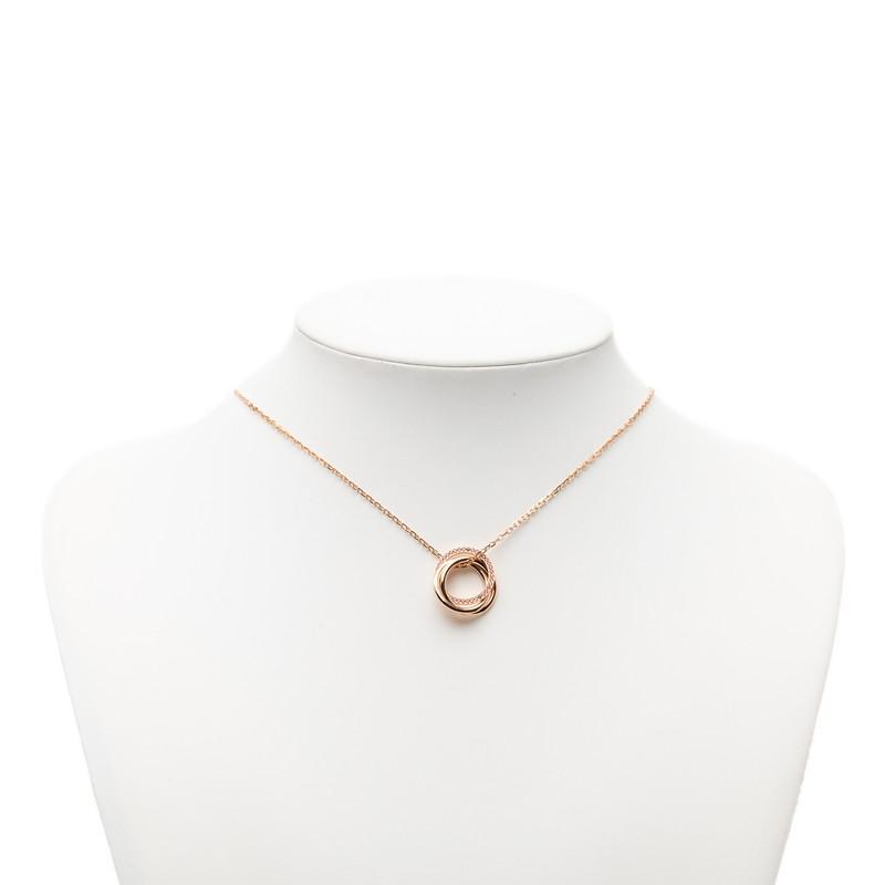 Cartier（カルティエ） トリニティ ペンダント ネックレス ピンク