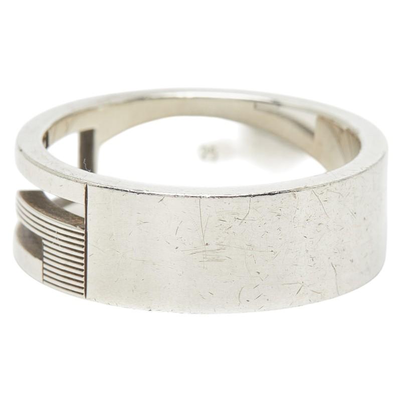 グッチ ブランデッドG リング 25号 GUCCI（グッチ） ブランデッドG リング 指輪 #25 SV925 シルバー