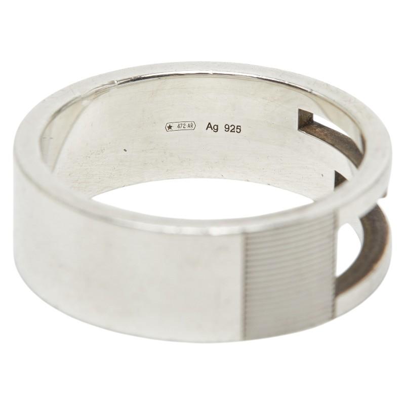 GUCCI（グッチ） ブランデッドG リング 指輪 #25 SV925 シルバー 