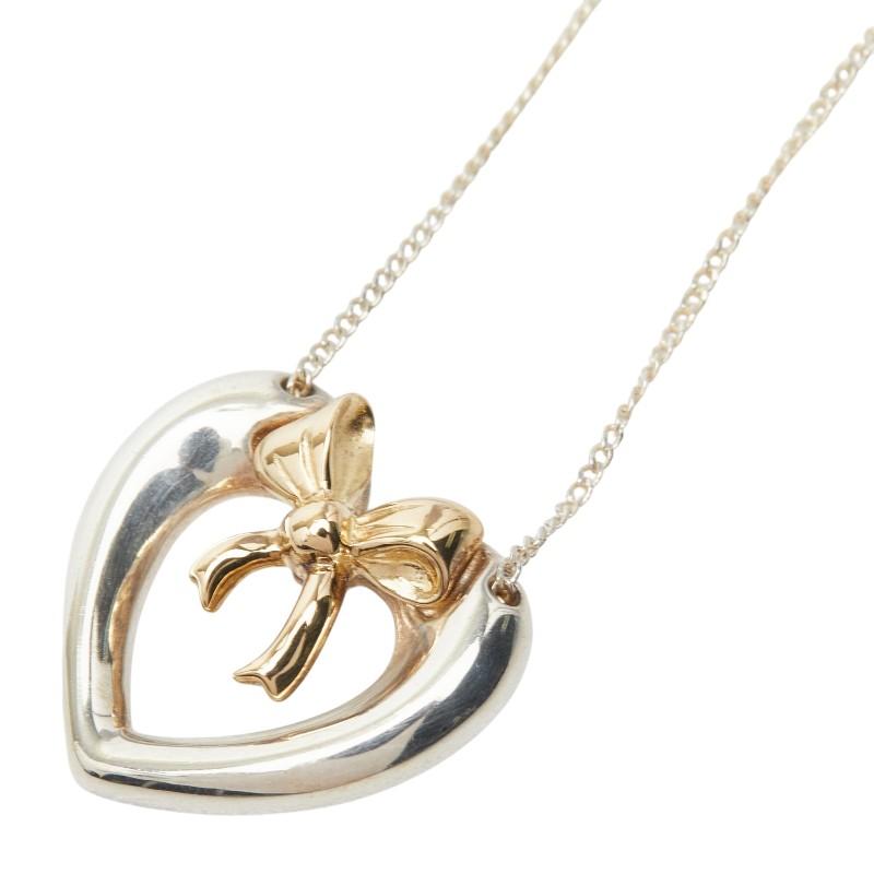 TIFFANY&Co.（ティファニー） ハートリボン チェーン ペンダント 