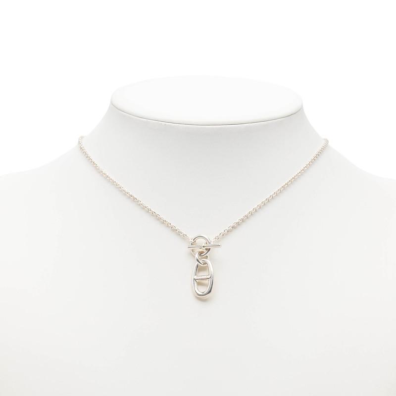 新品未使用HERMES シェーヌダンクルアミュレット ネックレスシルバー.. HERMES（エルメス） シェーヌダンクル アミュレット ネックレス SV925