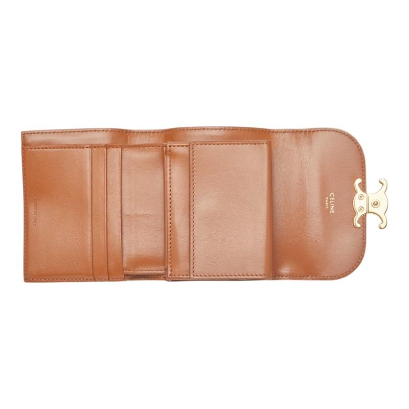 CELINE（セリーヌ） トリオンフ スモール フラップウォレット 三つ折り