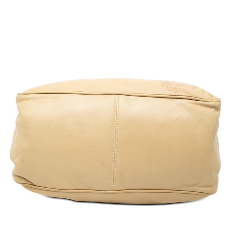 LOEWE（ロエベ） アナグラム ショルダーバッグ ベージュ レザー