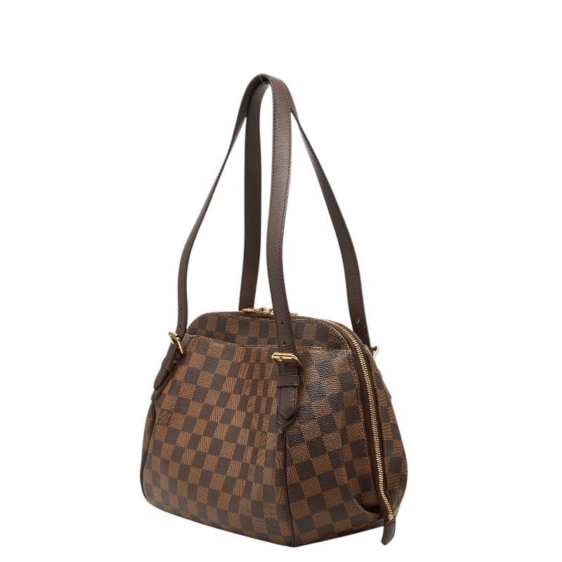 ルイ ヴィトン ダミエ ベレムMM ハンドバッグ トートバッグ N51174 エベヌ ブラウン PVC レザー レディース LOUIS VUITTON 【中古】_1