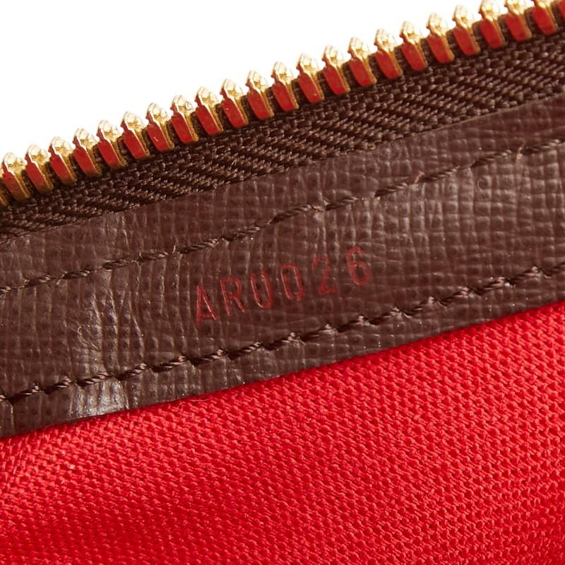 ルイ ヴィトン ダミエ ベレムMM ハンドバッグ トートバッグ N51174 エベヌ ブラウン PVC レザー レディース LOUIS VUITTON 【中古】_9