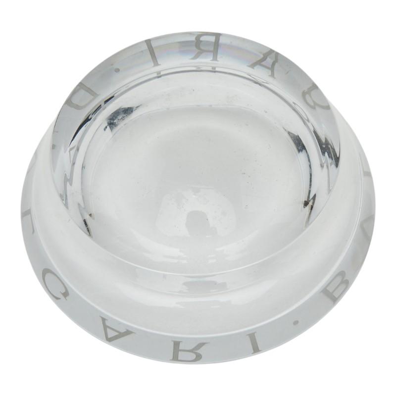 BVLGARI ブルガリ　ローゼンタール　灰皿　未使用 BVLGARI（ブルガリ） ローゼンタール 灰皿 クリア クリスタルガラス