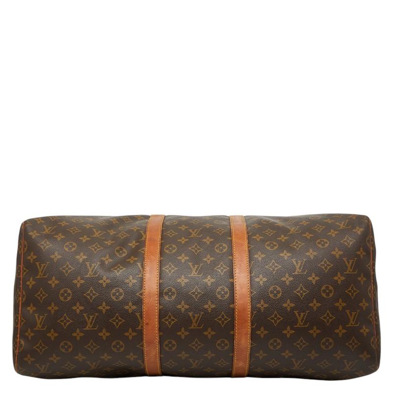ルイ ヴィトン モノグラム キーポル55 ボストンバッグ トラベルバッグ M41424 ブラウン PVC レザー レディース LOUIS VUITTON 【中古】_2